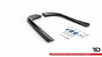 Maxton Design - REAR SIDE SPLITTERS MERCEDES AMG E53 COUPE C238 (2018-2020)