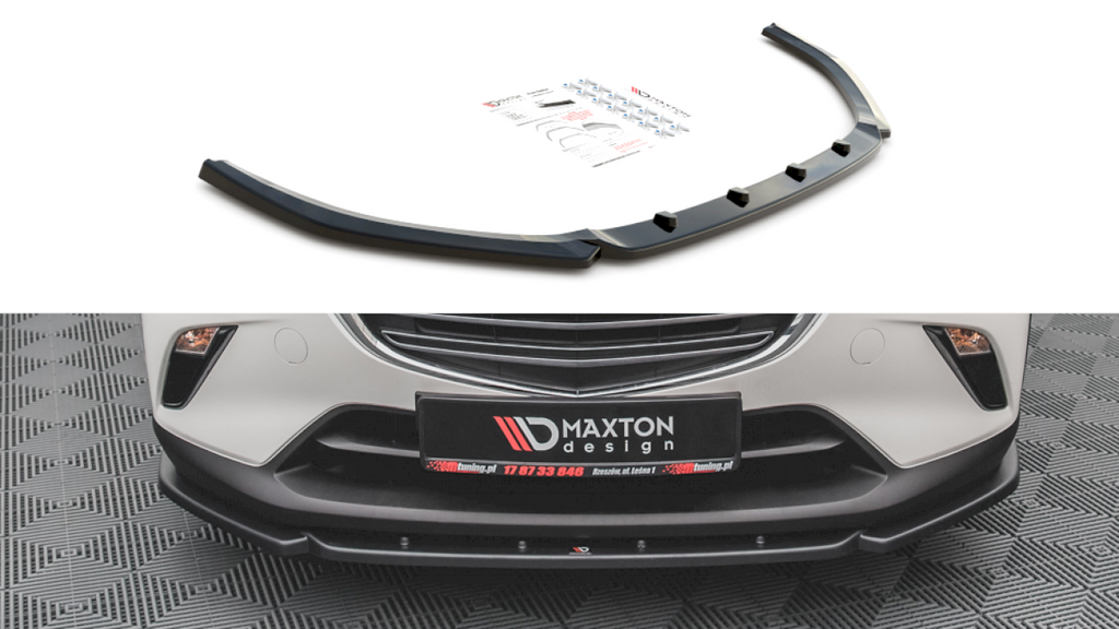 Maxton Design - FRONT SPLITTER V2 MAZDA CX-3 (2015-)