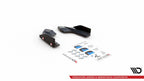 Maxton Design - REAR SIDE SPLITTERS V.2 + FLAPS VW GOLF R MK8