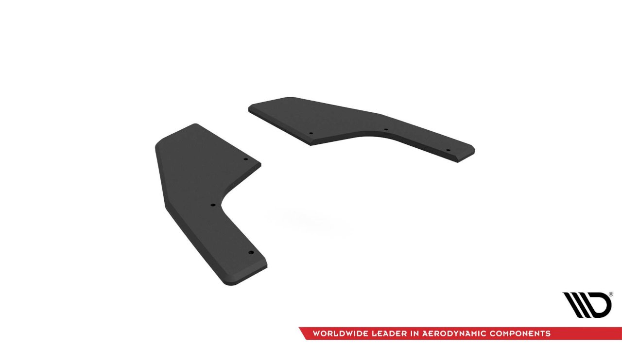 Maxton Design - STREET PRO REAR SIDE SPLITTERS VW GOLF R MK8 (2020-)
