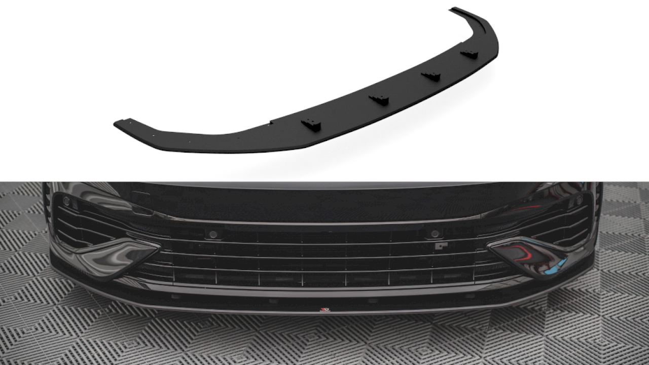 Maxton Design - STREET PRO FRONT SPLITTER VW GOLF R MK8 (2020-)