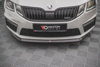 Maxton Design - FRONT SPLITTER V.1 SKODA OCTAVIA RS MK3 FACELIFT (2016-2019)