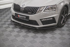 Maxton Design - FRONT SPLITTER V.3 SKODA OCTAVIA RS MK3 FACELIFT (2016-2019)