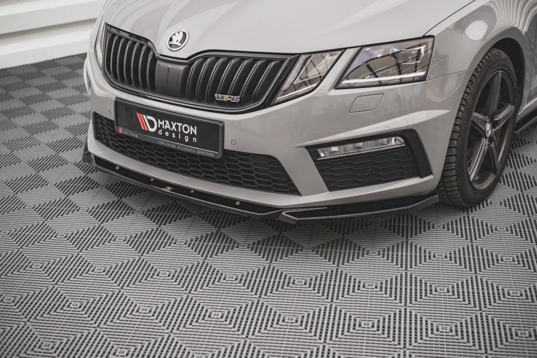 Maxton Design - FRONT SPLITTER V.3 SKODA OCTAVIA RS MK3 FACELIFT (2016-2019)