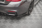 Maxton Design - REAR SIDE SPLITTERS V.1 BMW M4 F82 (2014-)