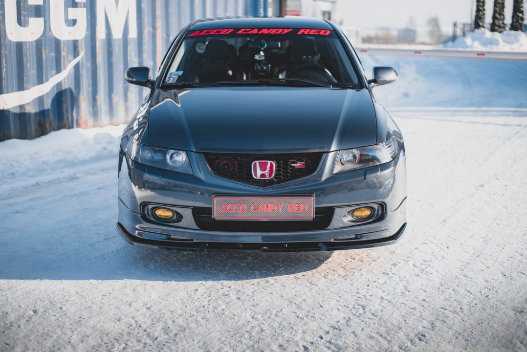 Maxton Design - FRONT SPLITTER V.2 HONDA ACCORD MK7 TYPE-S (2002-2007)