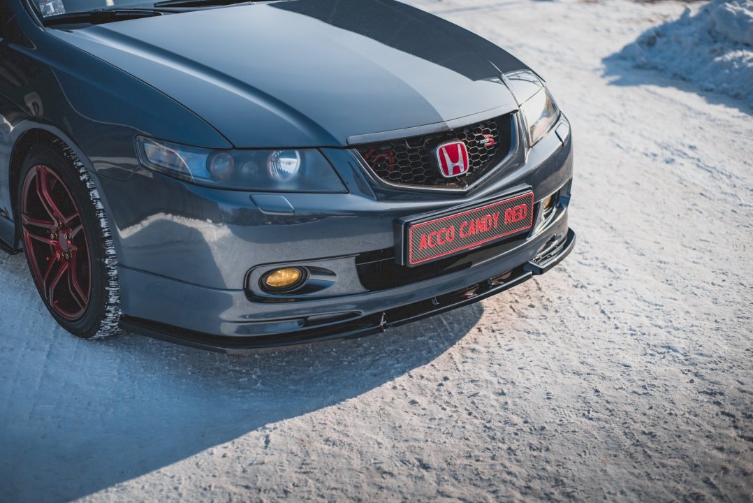 Maxton Design - FRONT SPLITTER V.2 HONDA ACCORD MK7 TYPE-S (2002-2007)