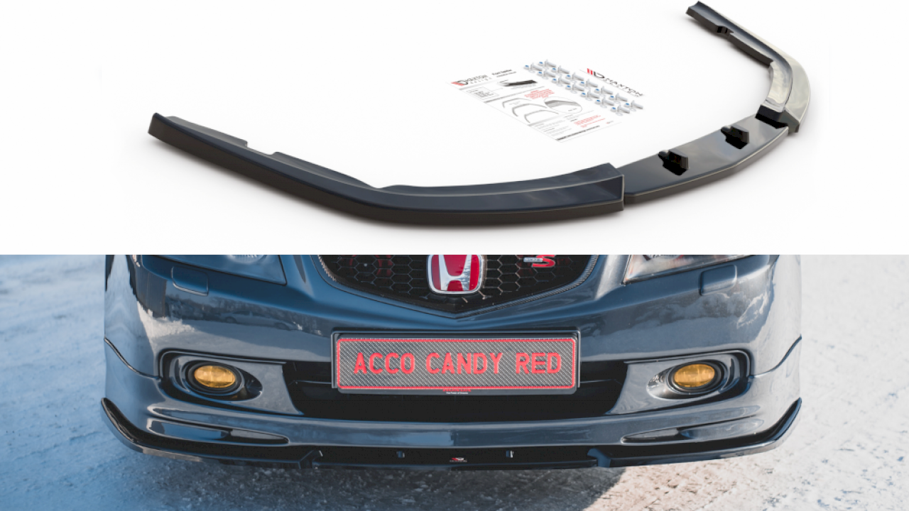 Maxton Design - FRONT SPLITTER V.2 HONDA ACCORD MK7 TYPE-S (2002-2007)