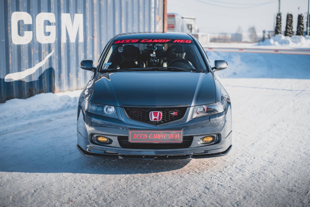 Maxton Design - FRONT SPLITTER V.3 HONDA ACCORD MK7 TYPE-S (2002-2007)