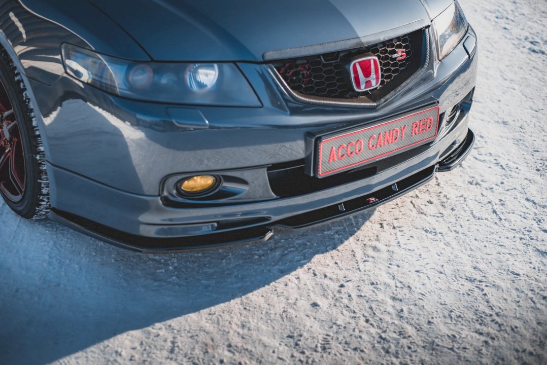 Maxton Design - FRONT SPLITTER V.3 HONDA ACCORD MK7 TYPE-S (2002-2007)