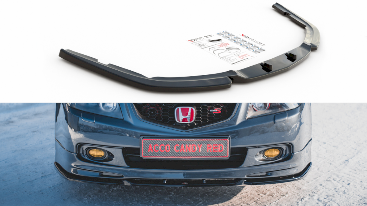 Maxton Design - FRONT SPLITTER V.3 HONDA ACCORD MK7 TYPE-S (2002-2007)