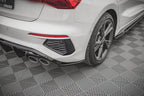 Maxton Design - Rear Side Splitters V.2 Audi S3 / A3 S-Line Sportback 8Y
