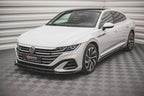 Maxton Design - Front Splitter V.1 Volkswagen Arteon R-Line Sedan / Shooting Brake Mk1 Facelift