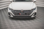 Maxton Design - Front Splitter V.1 Volkswagen Arteon R-Line Sedan / Shooting Brake Mk1 Facelift