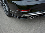 Maxton Design - REAR SIDE SPLITTERS AUDI S3 / A3 S-LINE 8V FL SEDAN