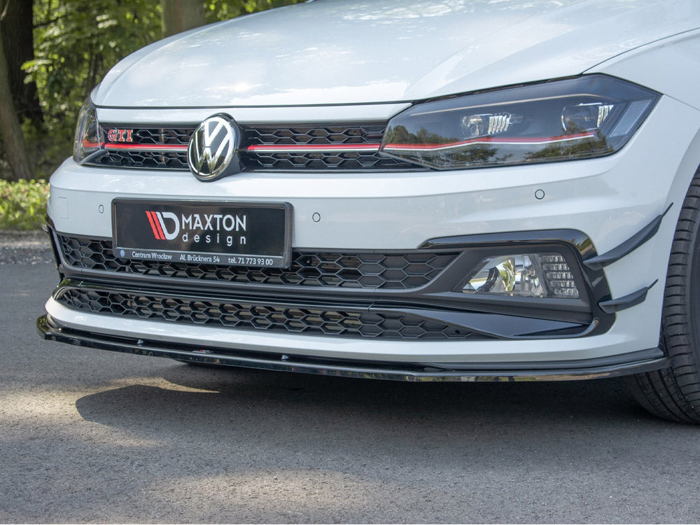 Maxton Design - Front Splitter V.1 Volkswagen Polo GTI / R-Line Mk6 (2017-2021)