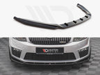 Maxton Design - FRONT SPLITTER V.4 SKODA OCTAVIA RS MK3 (2013-2016)