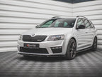 Maxton Design - FRONT SPLITTER V.4 SKODA OCTAVIA RS MK3 (2013-2016)