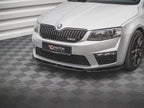 Maxton Design - FRONT SPLITTER V.4 SKODA OCTAVIA RS MK3 (2013-2016)