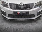 Maxton Design - FRONT SPLITTER V.4 SKODA OCTAVIA RS MK3 (2013-2016)