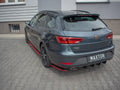 Maxton Design - REAR SIDE SPLITTERS V2 SEAT LEON MK 3.5 CUPRA ST (2017-)