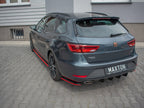Maxton Design - REAR SIDE SPLITTERS V2 SEAT LEON MK 3.5 CUPRA ST (2017-)