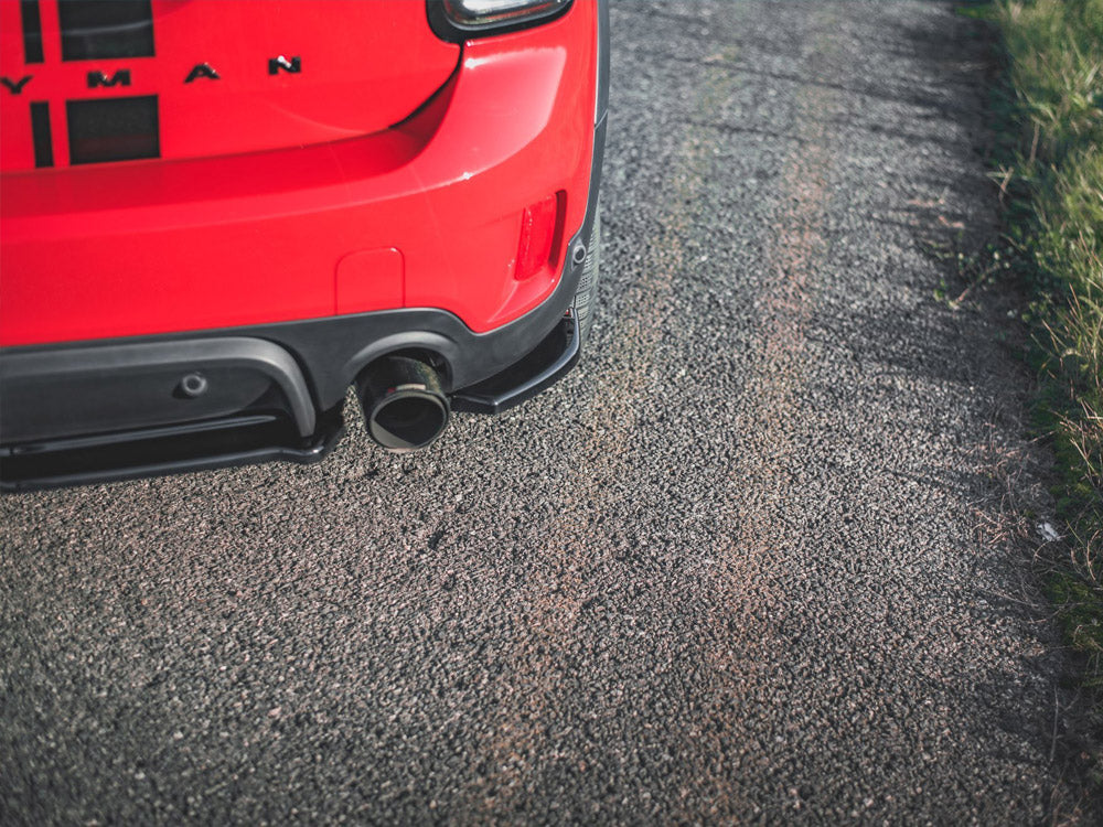 Maxton Design - REAR SIDE SPLITTERS MINI COUNTRYMAN MK2 F60 JCW (2018-2020)