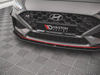 Maxton Design - STREET PRO FRONT SPLITTER HYUNDAI I30 N HATCHBACK/FASTBACK MK3 FACELIFT (2020-)