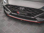 Maxton Design - FRONT SPLITTER V.1 + FLAPS HYUNDAI I30 N HATCHBACK / FASTBACK MK3 FACELIFT