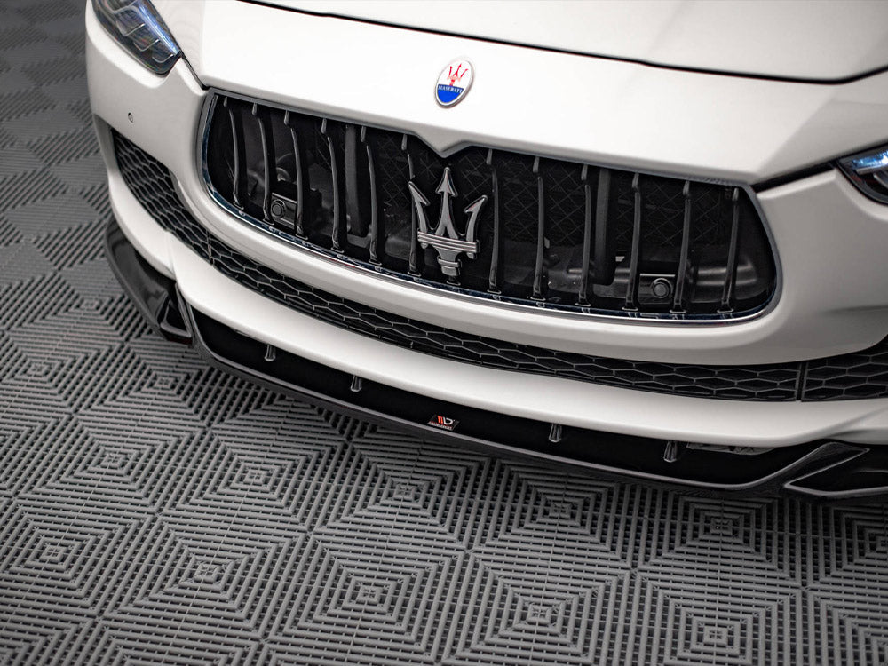 Maxton Design - FRONT SPLITTER V.1 MASERATI GHIBLI MK3 (2013-)