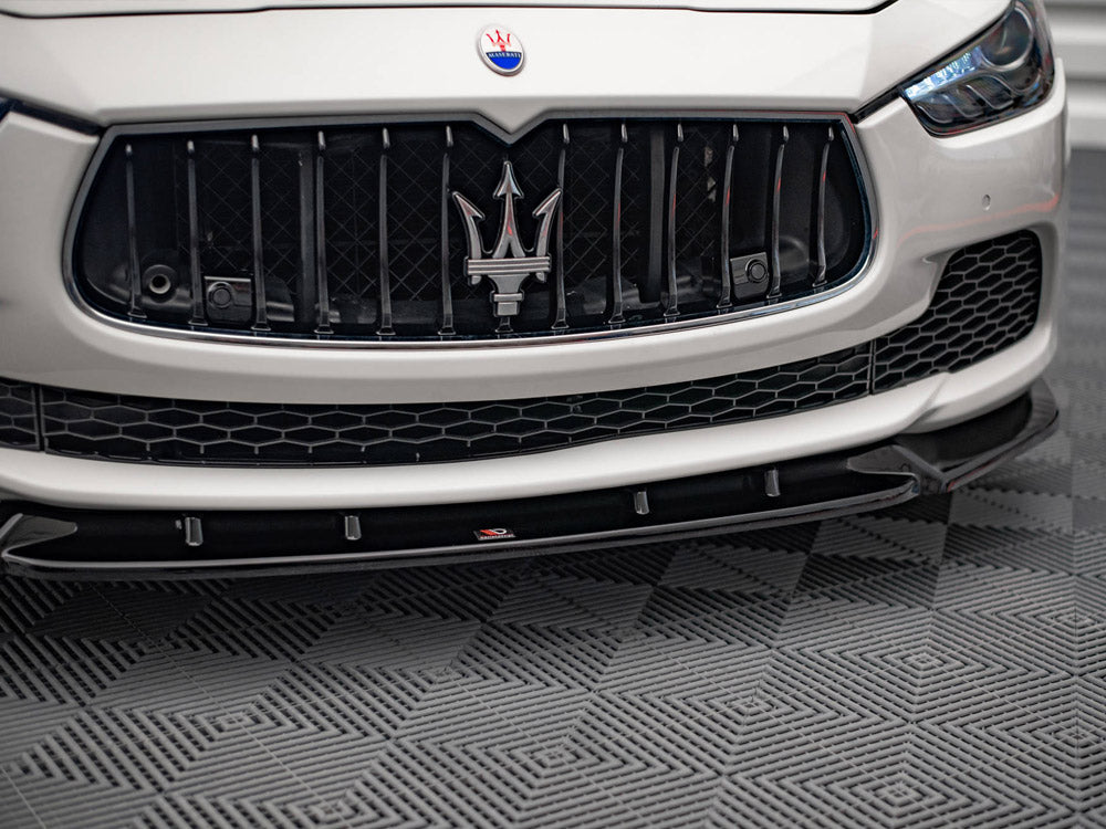 Maxton Design - FRONT SPLITTER V.2 MASERATI GHIBLI MK3 (2013-)