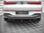 Maxton Design - CENTRAL REAR SPLITTER (VERTICAL BARS) V.1 BMW X6 M-PACK G06
