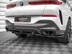 Maxton Design - CENTRAL REAR SPLITTER (VERTICAL BARS) V.1 BMW X6 M-PACK G06