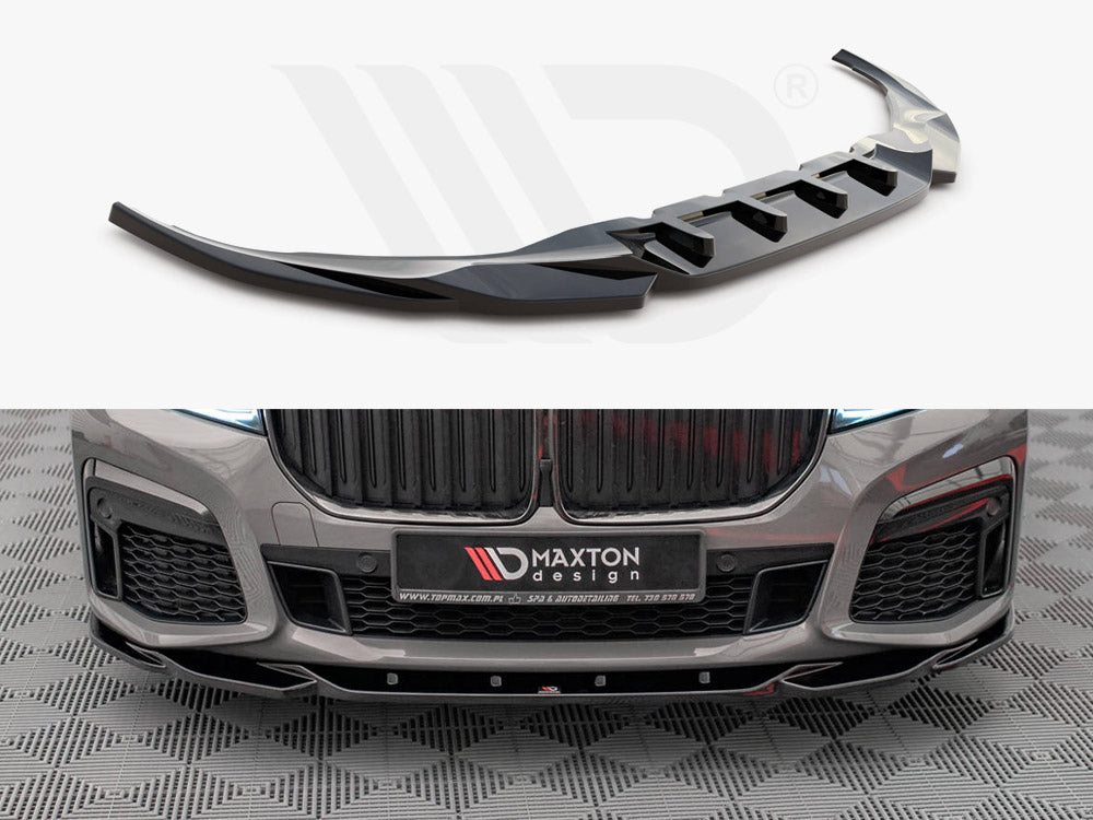Maxton Design - FRONT SPLITTER V.2 BMW 7 G11 M-PACK FACELIFT (2019-)