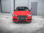 Maxton Design - FRONT SPLITTER V.2 AUDI S3 / A3 S-LINE 8V SEDAN / CABRIO (2013-2016)