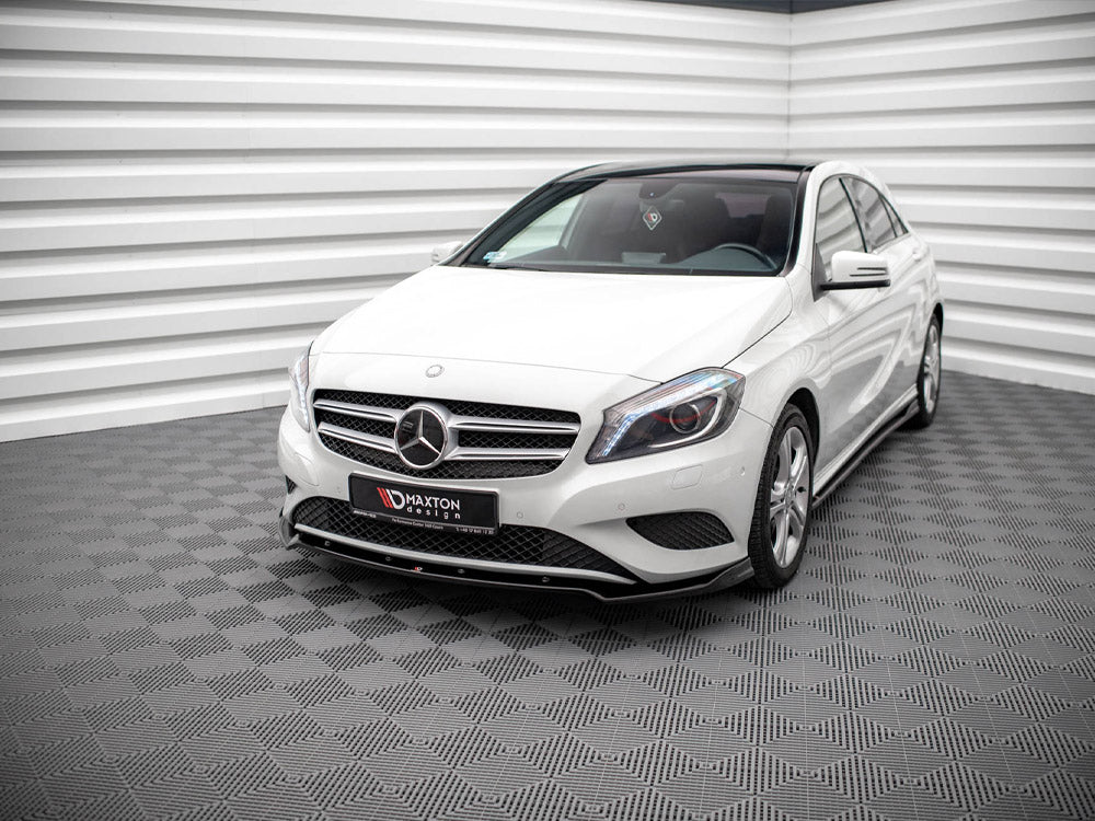 Maxton Design - FRONT SPLITTER V.2 MERCEDES A W176 (2012-2015)