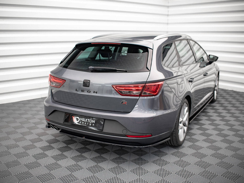 Maxton Design - REAR SIDE SPLITTERS V.1 SEAT LEON FR SPORTSTOURER MK3 (2012-2016)