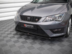 Maxton Design - FRONT SPLITTER V.2 SEAT LEON FR / CUPRA MK3 (2012-2016)