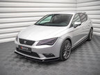 Maxton Design - FRONT SPLITTER V.1 SEAT LEON MK3 (2012-2016)