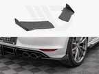Maxton Design - STREET PRO REAR SIDE SPLITTERS (+FLAPS) VW GOLF R MK7 (2013-2016)