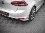Maxton Design - REAR SIDE SPLITTERS V.3 VW GOLF R MK7 (2013-2016)