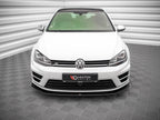 Maxton Design - STREET PRO FRONT SPLITTER V.2 VW GOLF R MK7 (2013-2016)