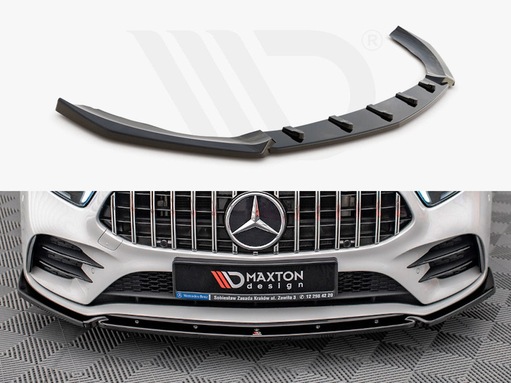 Maxton Design - FRONT SPLITTER V.4 MERCEDES A35 AMG / AMG-LINE W177