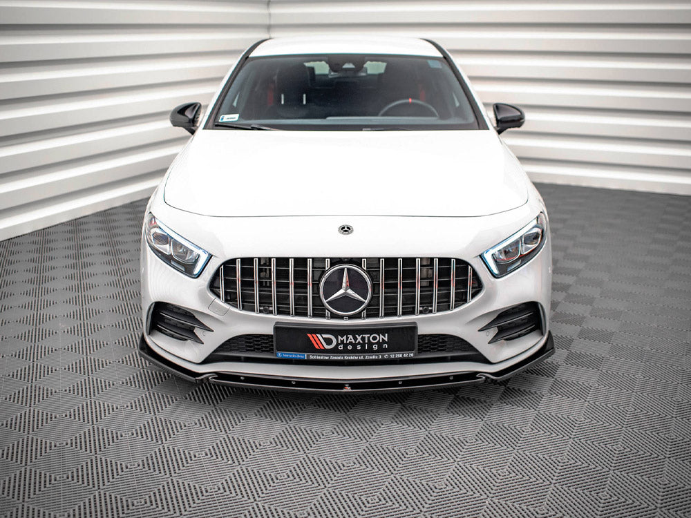 Maxton Design - FRONT SPLITTER V.4 MERCEDES A35 AMG / AMG-LINE W177