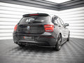 Maxton Design - CENTRAL REAR SPLITTER (VERTICAL BARS) BMW 1 F20 (2011-2015)