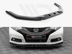 Maxton Design - FRONT SPLITTER V.2 HONDA CIVIC MK9 (2011-2014)