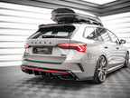 Maxton Design - REAR SIDE SPLITTERS V.3 SKODA OCTAVIA RS MK4 (2020-)