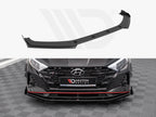 Maxton Design - STREET PRO FRONT SPLITTER V.1 (+FLAPS) HYUNDAI I20 N MK3 (2020-)