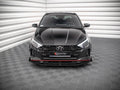Maxton Design - STREET PRO FRONT SPLITTER V.1 (+FLAPS) HYUNDAI I20 N MK3 (2020-)