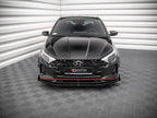 Maxton Design - STREET PRO FRONT SPLITTER V.1 (+FLAPS) HYUNDAI I20 N MK3 (2020-)